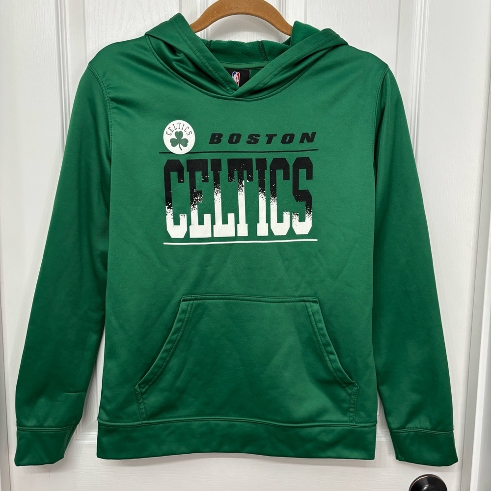 Green Boston Celtics Hoodie | NBA Youth L (14/16)